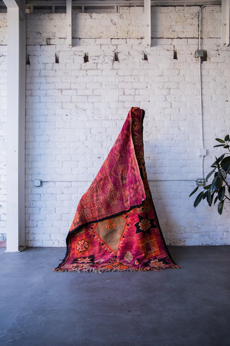 PINOT NOIR vintage boujaad moroccan berber rug