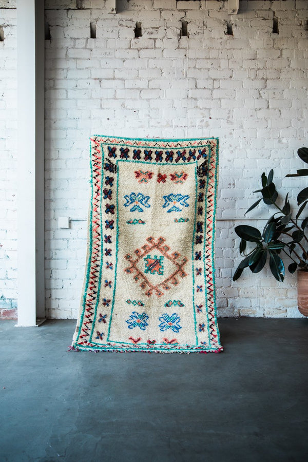 ABOUT A GIRL vintage azilal moroccan berber carpet