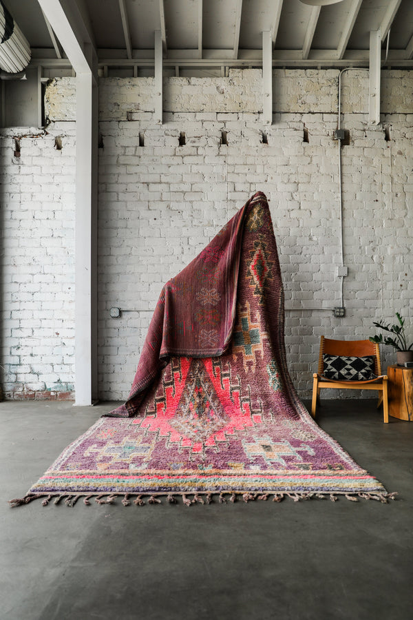 PALM DESERT vintage boujaad berber moroccan rug