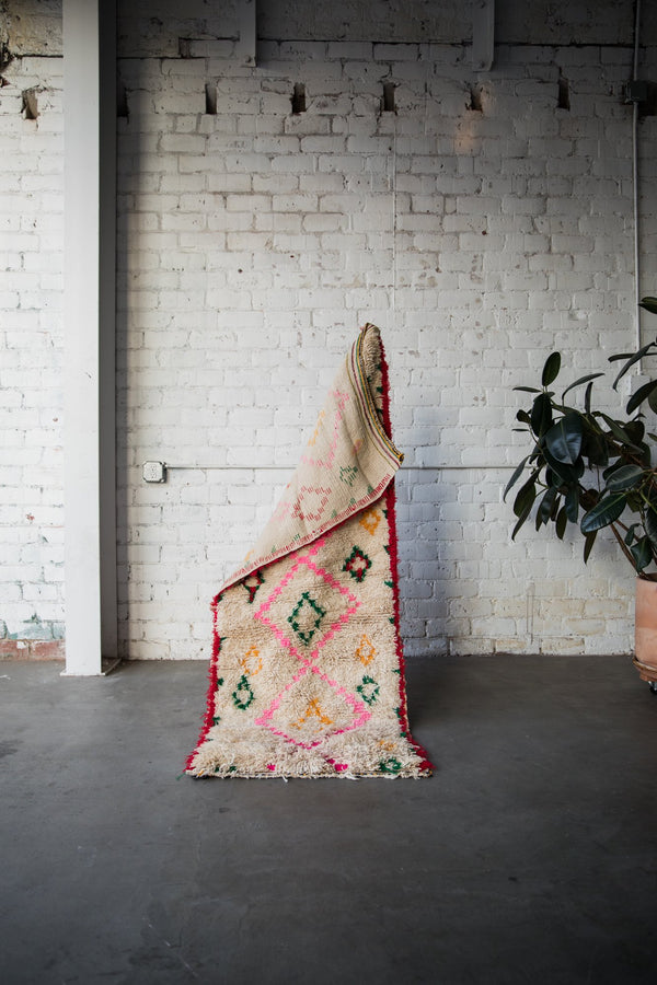 QUINCEAÑERA vintage moroccan berber carpet